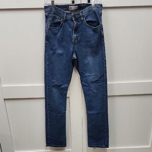 Wrangler Men's Deep Blue Slim Jeans